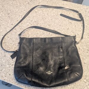 Coach Black Leather Women's Bag